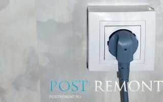 Установка розетки в ванной