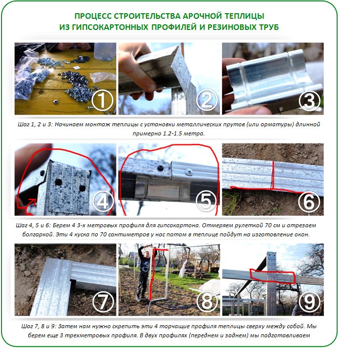 Теплица из дешевых материалов