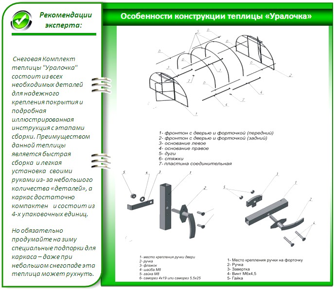 Теплица "Уралочка"