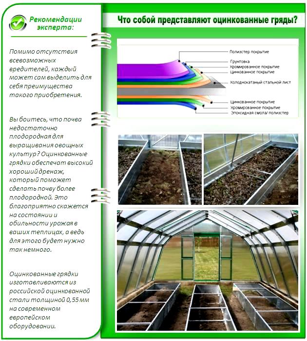 грядки из оцинковки
