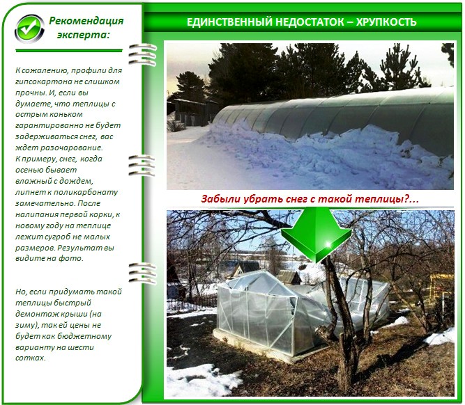Сломалась теплица