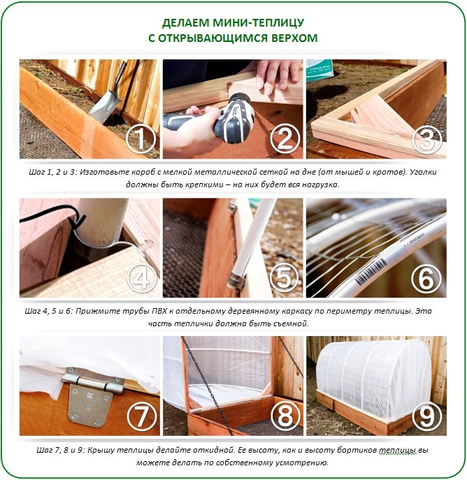 Теплица из заборной сетки