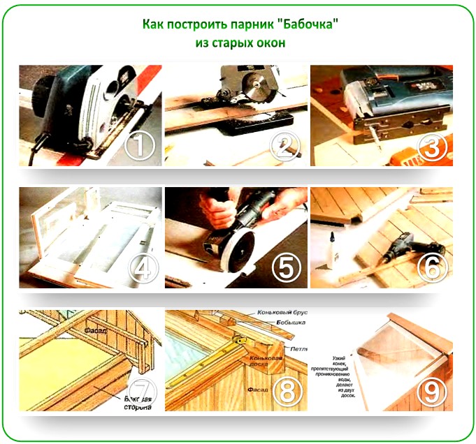 Как построить парник "Бабочка"