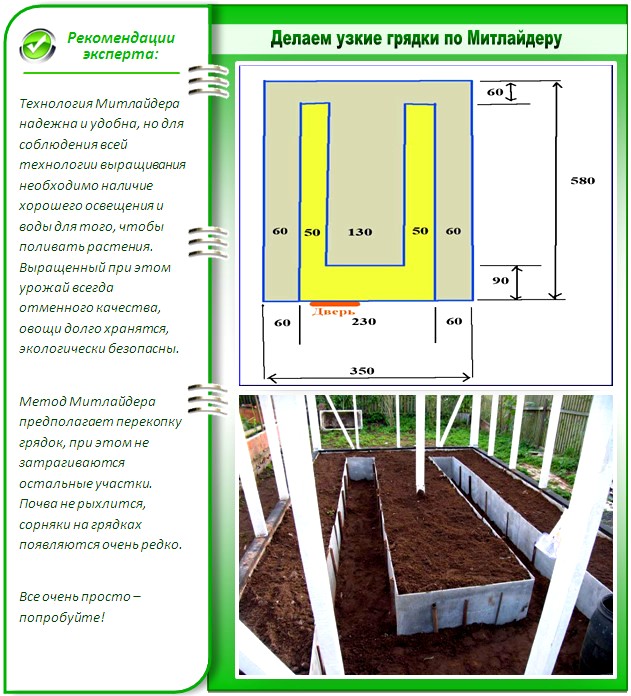 как сделать узкие грядки
